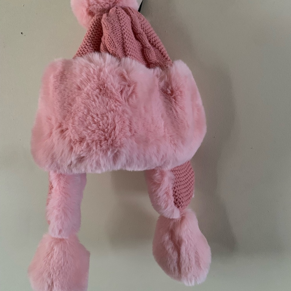 Pink women’sTrapper Hat, new